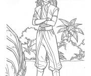 Coloriage Raya confiante de Raya Et Le Dernier Dragon