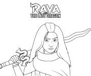 Coloriage T&eacute;l&eacute;charger coloriage Raya Et Le Dernier Dragon