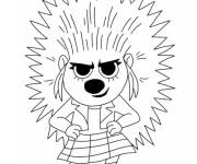 Coloriage et dessins gratuit Ash facile de Sing à imprimer