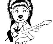 Coloriage Ash Tous en sc&egrave;ne en ligne