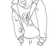 Coloriage Gorille Johnny de Tous en sc&egrave;ne