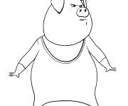Coloriage Tous en Sc&egrave;ne