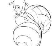 Coloriage L'escargot Raymond de Tous en Sc&egrave;ne