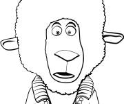 Coloriage Le mouton Eddie Noodleman de tous en sc&egrave;ne