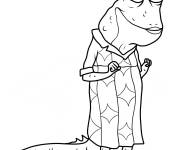 Coloriage Mademoiselle Crawley de Tous en sc&egrave;ne