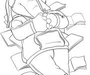 Coloriage Meena du film Sing
