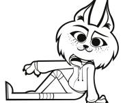 Coloriage Personnage mignon de Tous en sc&egrave;ne