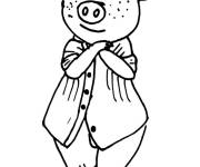 Coloriage et dessins gratuit Rosita de Tous en sc&egrave;ne facile à imprimer