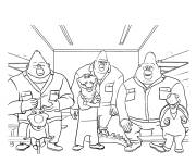 Coloriage Sc&egrave;ne du film anim&eacute; Tous en sc&egrave;ne