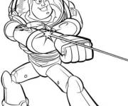 Coloriage Astronaute en action dans Toy Story 5