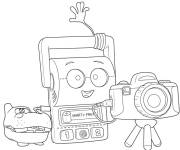 Coloriage et dessins gratuit Atlas, Smarty Pants, Snappy de Toy Story 5 à imprimer