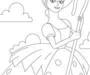 Coloriage Bo Peep de Toy Story 5