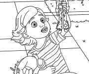 Coloriage Bonnie, Jessie and Bullseye