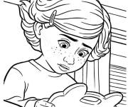 Coloriage Bonnie se sent triste