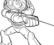 Coloriage Buzz en action