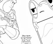 Coloriage Buzz L Eclair et Lilypad