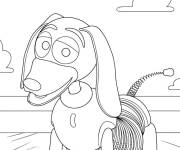 Coloriage Chien dr&ocirc;le de Tiy Story 5