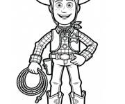 Coloriage Cowboy de Toy Story 5