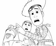 Coloriage Deux amis dans Toy Story 5
