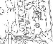 Coloriage Forky et Karen Beverly
