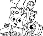 Coloriage Jessie, Smarty Pants, Snappy et Atlas