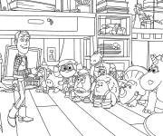 Coloriage Le retour de Woody dans Toiy Story 5