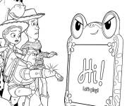Coloriage Lilypad dans Toy Story 5