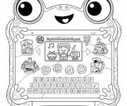 Coloriage Lilypad de Toy Story 5 pour enfants