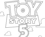 Coloriage Logo de Toy Story 5