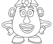 Coloriage Mrs. Potato de Toy Story 5