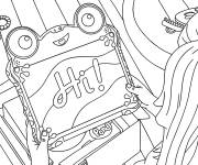 Coloriage Nouveau personnages Lily Pad de Toy Story 5