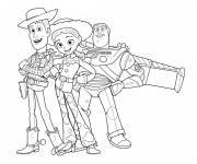 Coloriage Personnages dans Toy Story 5 en ligne