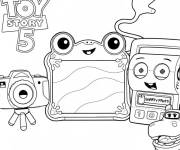 Coloriage Personnages du nouveau film de Tiy Story