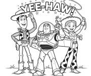 Coloriage Personnages principaux de Toy Story 5