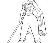 Coloriage Portrait de Bo Peep