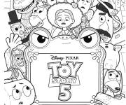 Coloriage Poster de Toy Story 5