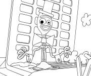Coloriage Sc&egrave;ne de Forky