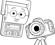 Coloriage Smarty Pants et Snappy de Tioy Story  5