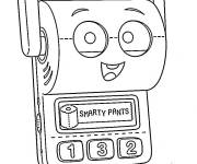 Coloriage et dessins gratuit Smarty Pants rigolo à imprimer