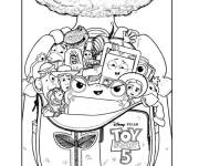 Coloriage Tous les personnages de Toy Story 5