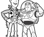 Coloriage Toy Story 5 avec les personnages principaux
