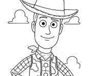 Coloriage Woody le jouet dans Toy Story 5