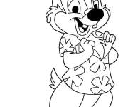 Coloriage et dessins gratuit Brave Dale de Walt Disney à imprimer