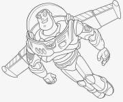 Coloriage Buzz Lightyear du monde Walt Disney