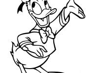 Coloriage et dessins gratuit Donald Duck de Walt Disney à imprimer