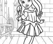 Coloriage La Belle au bois dormant de Walt Disney