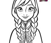 Coloriage La reine des neiges de Walt Disney