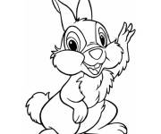 Coloriage et dessins gratuit Lapin Panpan de Walt Disney à imprimer