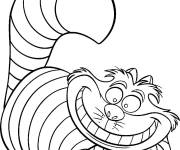 Coloriage Le chat maladroit de dessin anim&eacute; de Walt Disney