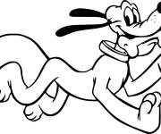 Coloriage Le chien populaire Pluto